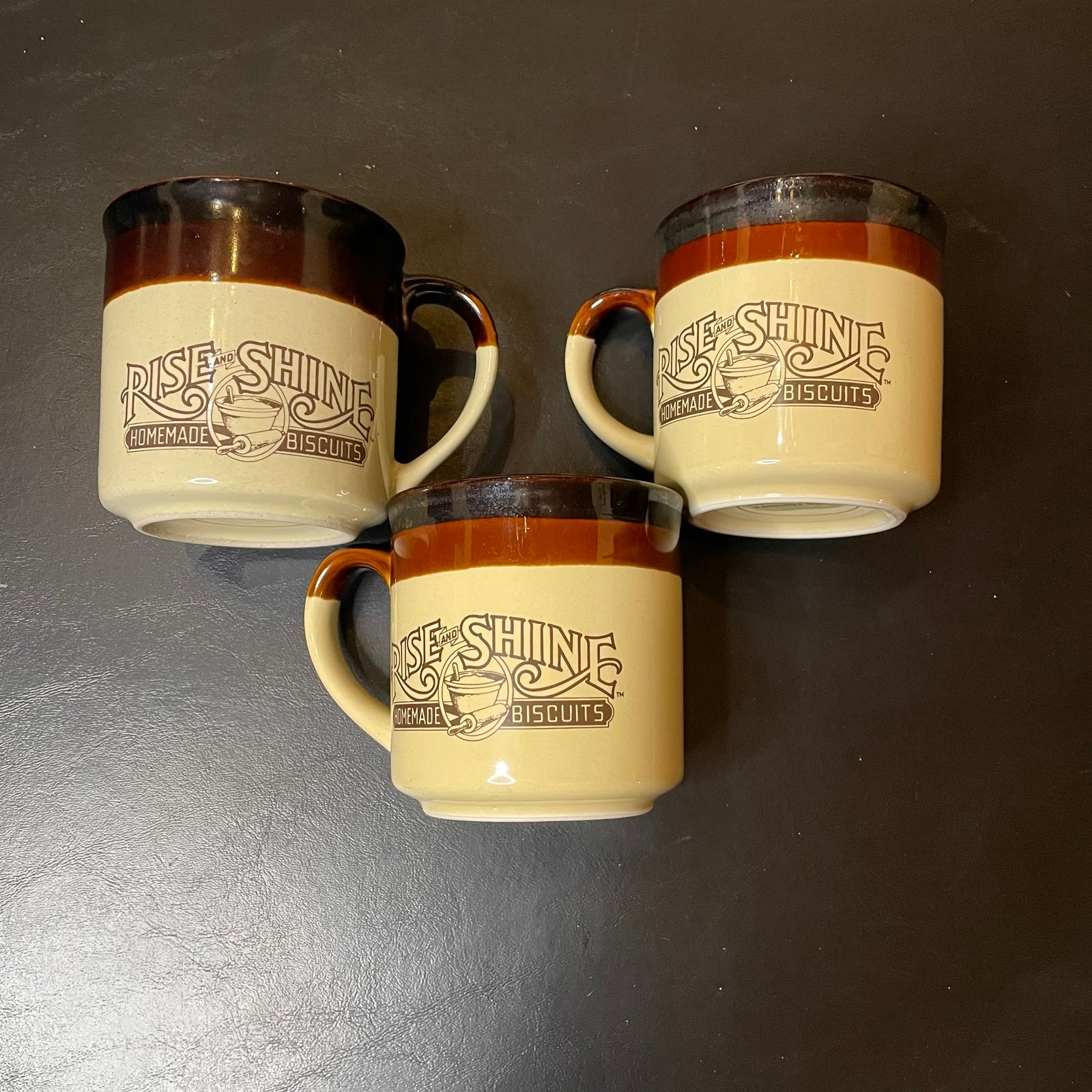 Vintage Hardee's 1984 Rise and Shine Homemade Biscuits Coffee Mug