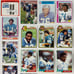 Detroit Lions Topps NFL Football Trading Cards Vintage 1960s to 90s Lot of 31