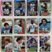 Detroit Lions Topps NFL Football Trading Cards Vintage 1960s to 90s Lot of 31