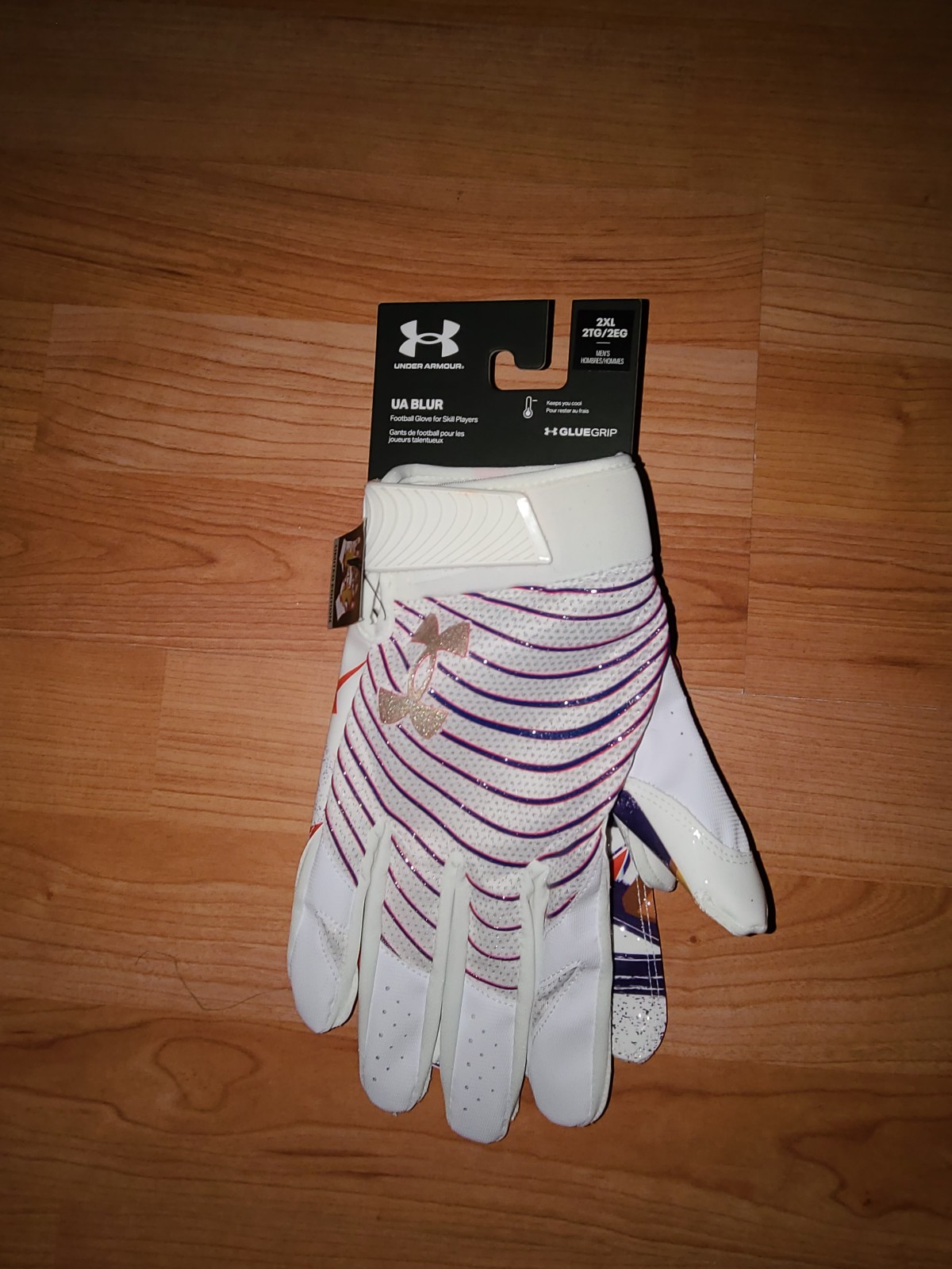 Under Armour Blur LE Football Gloves Size XXL