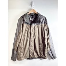 Eddie Bauer Jacket Mens Size Tall Large Gray Tan Weatheredge With Pockets