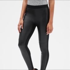 Gap vegan leather leggings