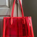 Kate Spade New York See Through Neon Tote with Extra Pouch Excellent Condition