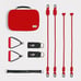 LIT AXIS™ smart resistance bands home workout kit gear - Cherry