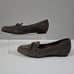 Munro Rossa Flat Slip On Loafer Sage Green Gray Suede Leather Shoe Size 9.5