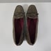 Munro Rossa Flat Slip On Loafer Sage Green Gray Suede Leather Shoe Size 9.5