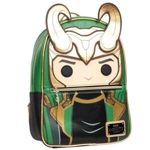 Loungefly Avengers Loki with Scepter Pop Mini-Backpack - Nwt