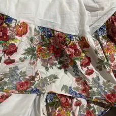 Ralph Lauren King South Hampton Bed Skirt Cotton 15 Drop