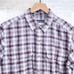 Patagonia Short Sleeve Performance Hiking Shirt Brown Plaid Mens Medium