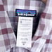 Patagonia Short Sleeve Performance Hiking Shirt Brown Plaid Mens Medium