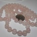 Necklace 31-inch Rose Natural Pink Quartz Bead Strand