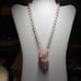 Necklace 31-inch Rose Natural Pink Quartz Bead Strand