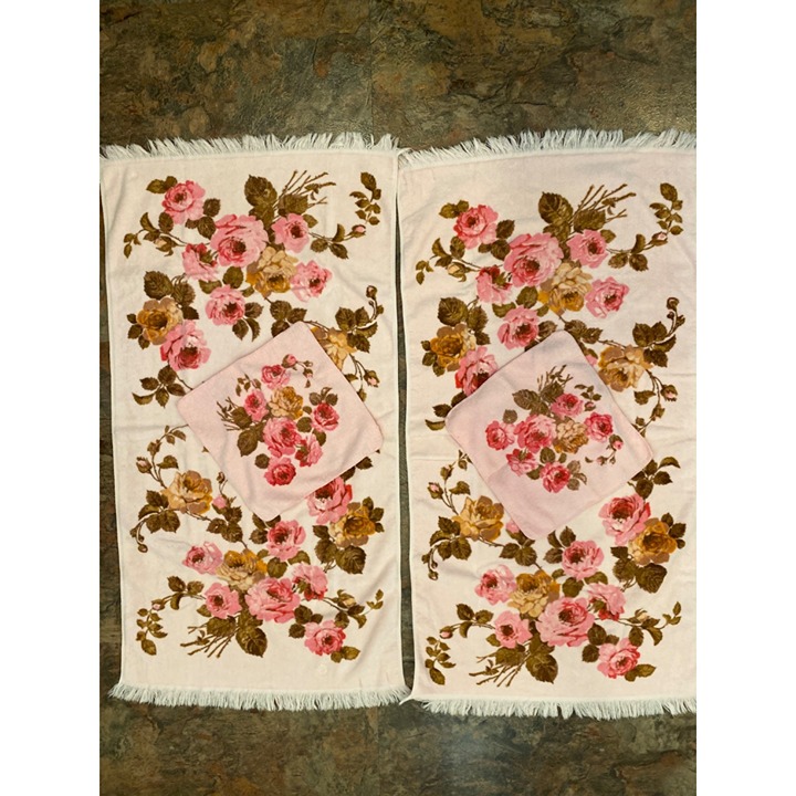 Mcm flower print Cannon towels