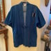 H.S.K. Creations Hisako Koga Patchwork Artsy Denim Kimono Blue Jacket Size Small