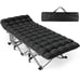 Camping Cot, Camping Cots for Adults with Thick Mattress, Heavy Duty Cots for Sl