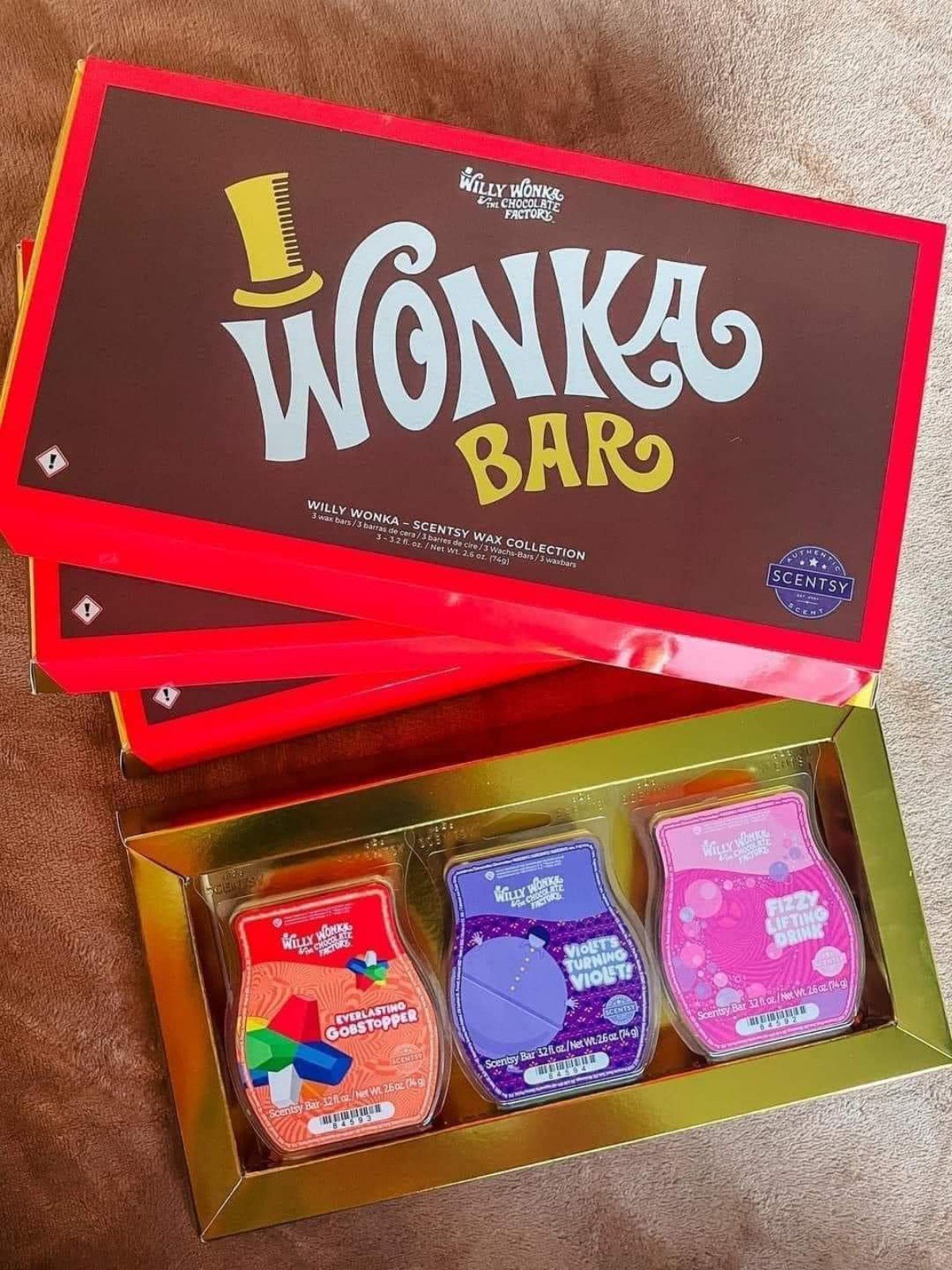 Scentsy Willy Wonka Wax Bar Bundle