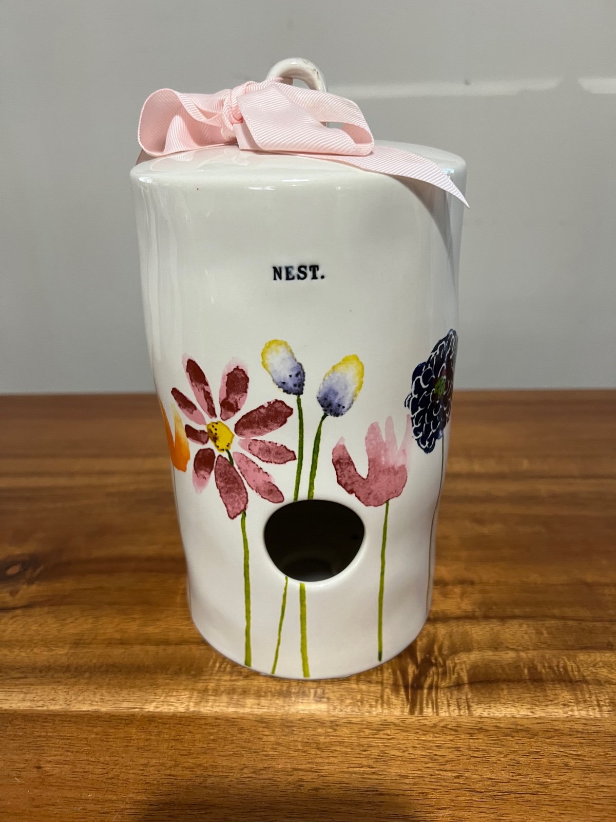 Rae Dunn Mother’s Day cylinder birdhouse