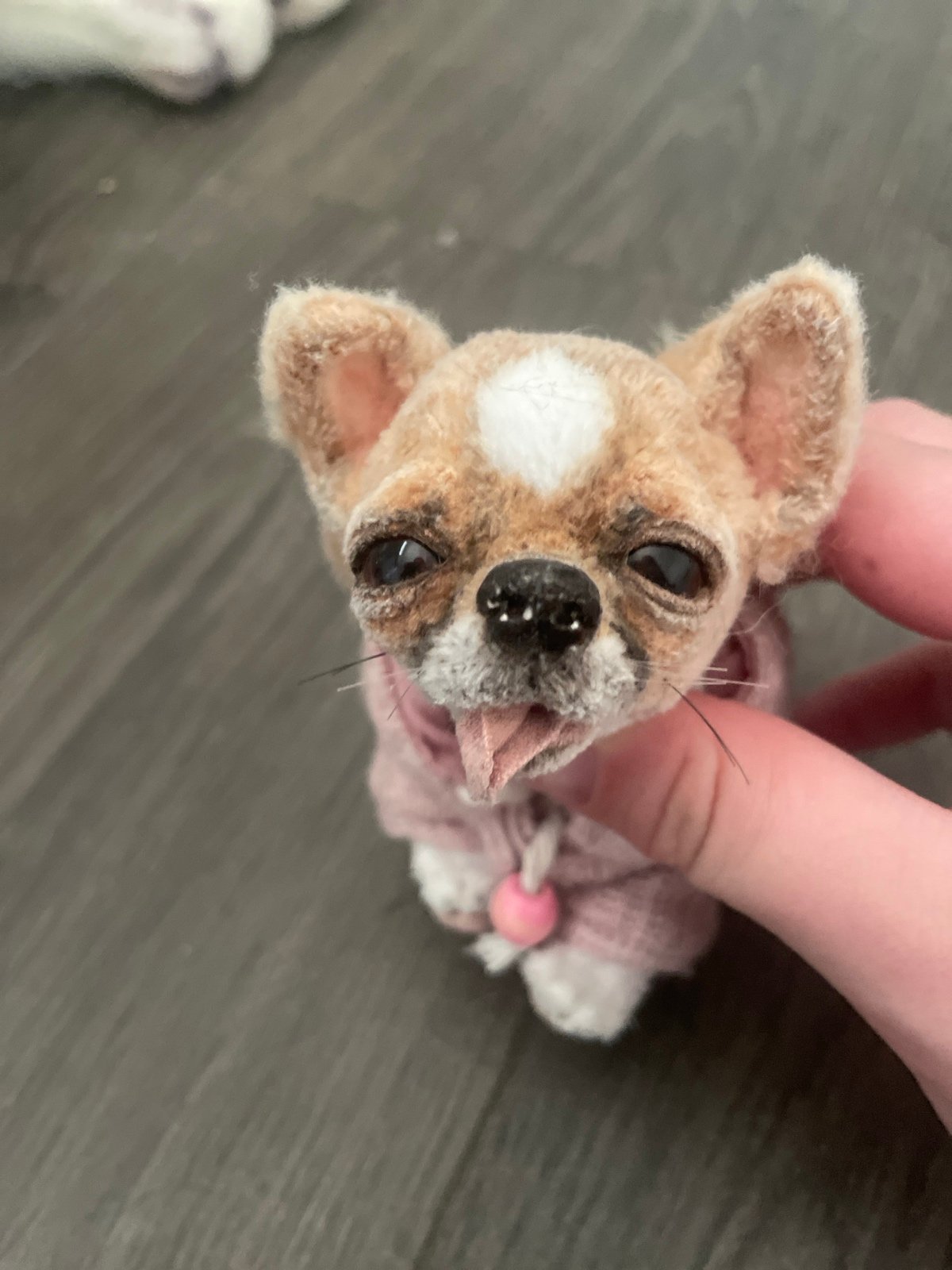 Dog art doll