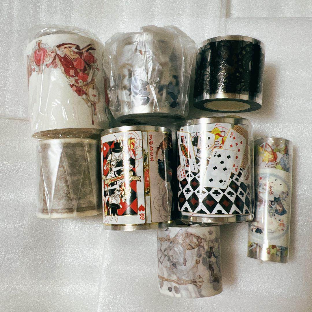 Overseas Washi Tape, Characters, Backgrounds, Collage, Masking Tape, Bulk Sale, Lot Sale