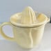 Rae Dunn LEMON Yellow 2 Piece Ceramic Juicer Set with Black LL Letters Kitchen