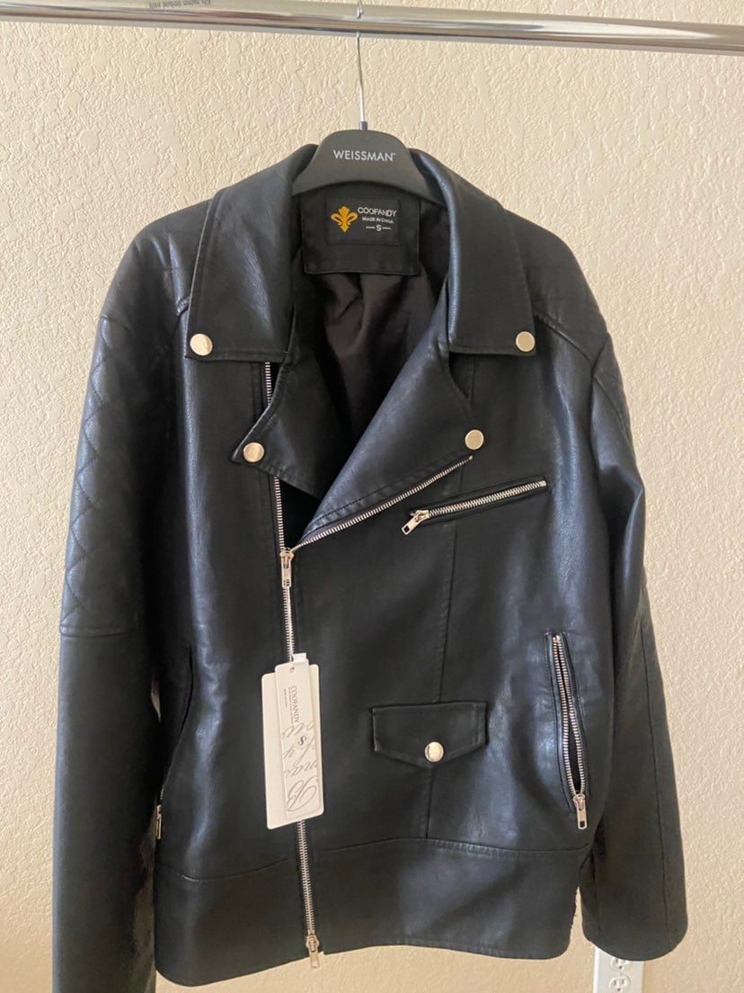 Mens Faux Leather Jacket