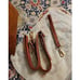 Women's Brown Leather Small Crossbody Purse Shoulder Bag with Wristlet