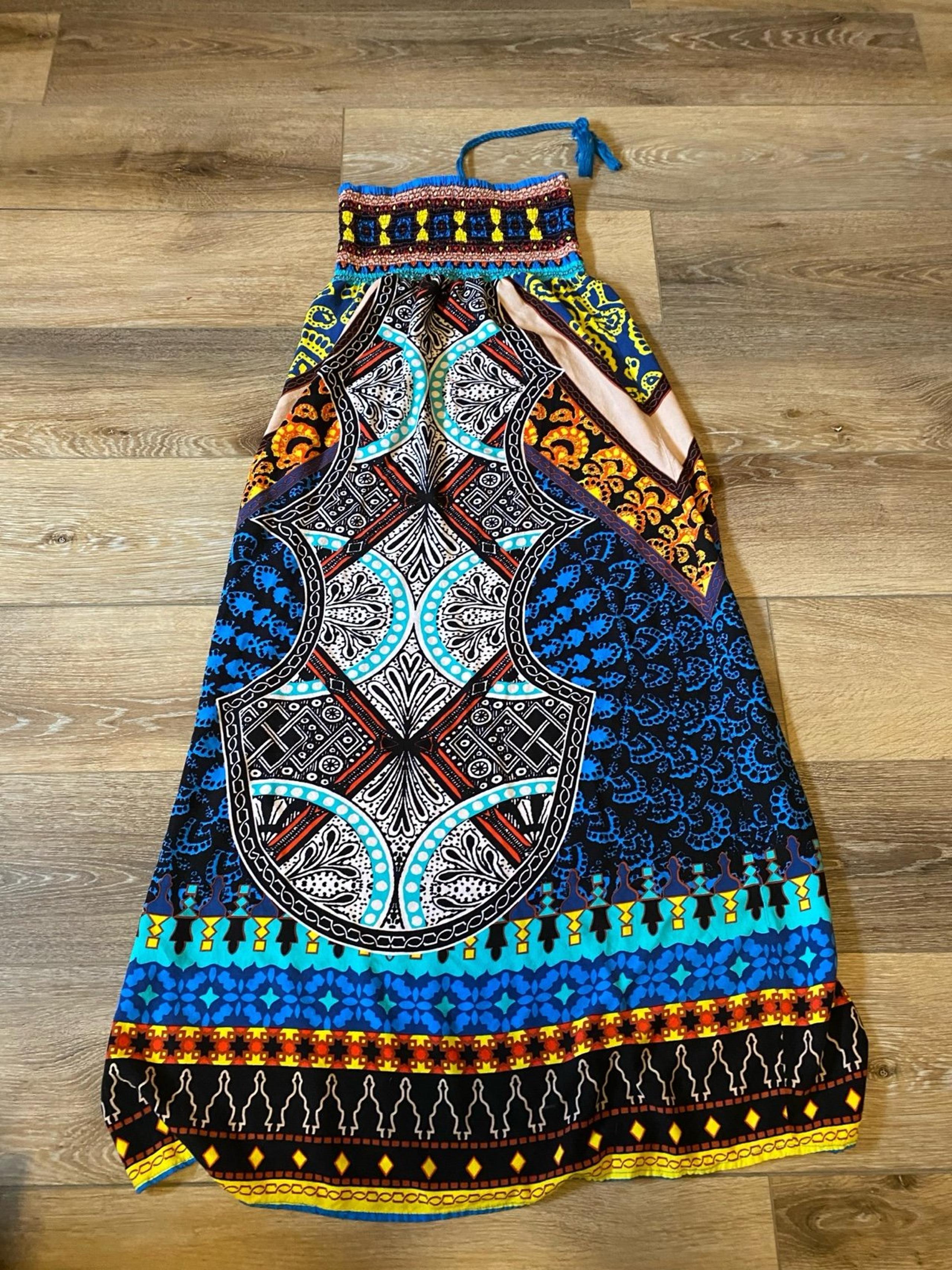 Flying Tomato Women’s Maxi Dress Boho Cruise Vacation Size Large