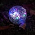 2 Pack Garden Solar Lights Outdoor Decorative, 50 LED Colored Cracked Glass