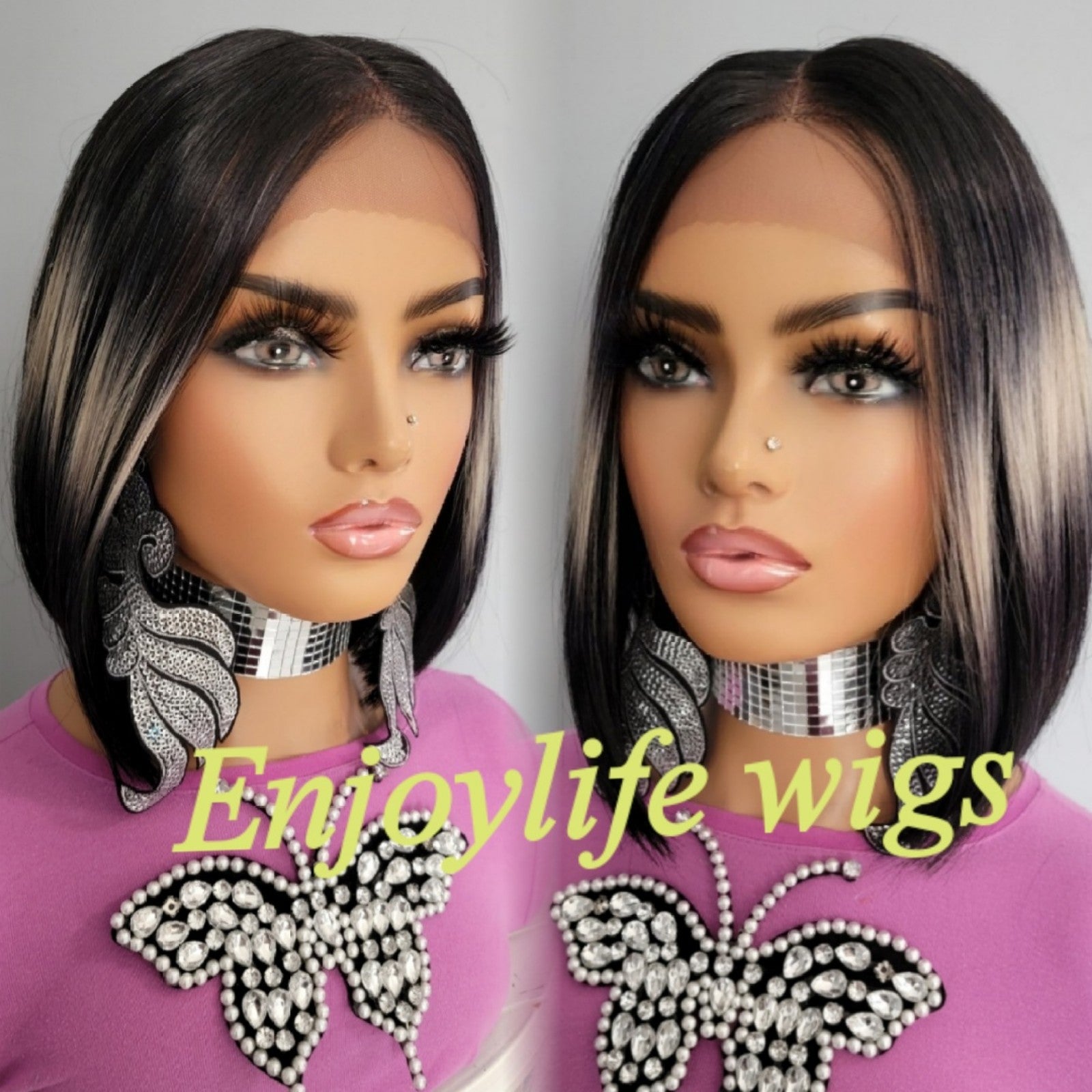 human hair lace front wig