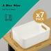 Plastic Storage Bins and Baskets for Home 7-Pack