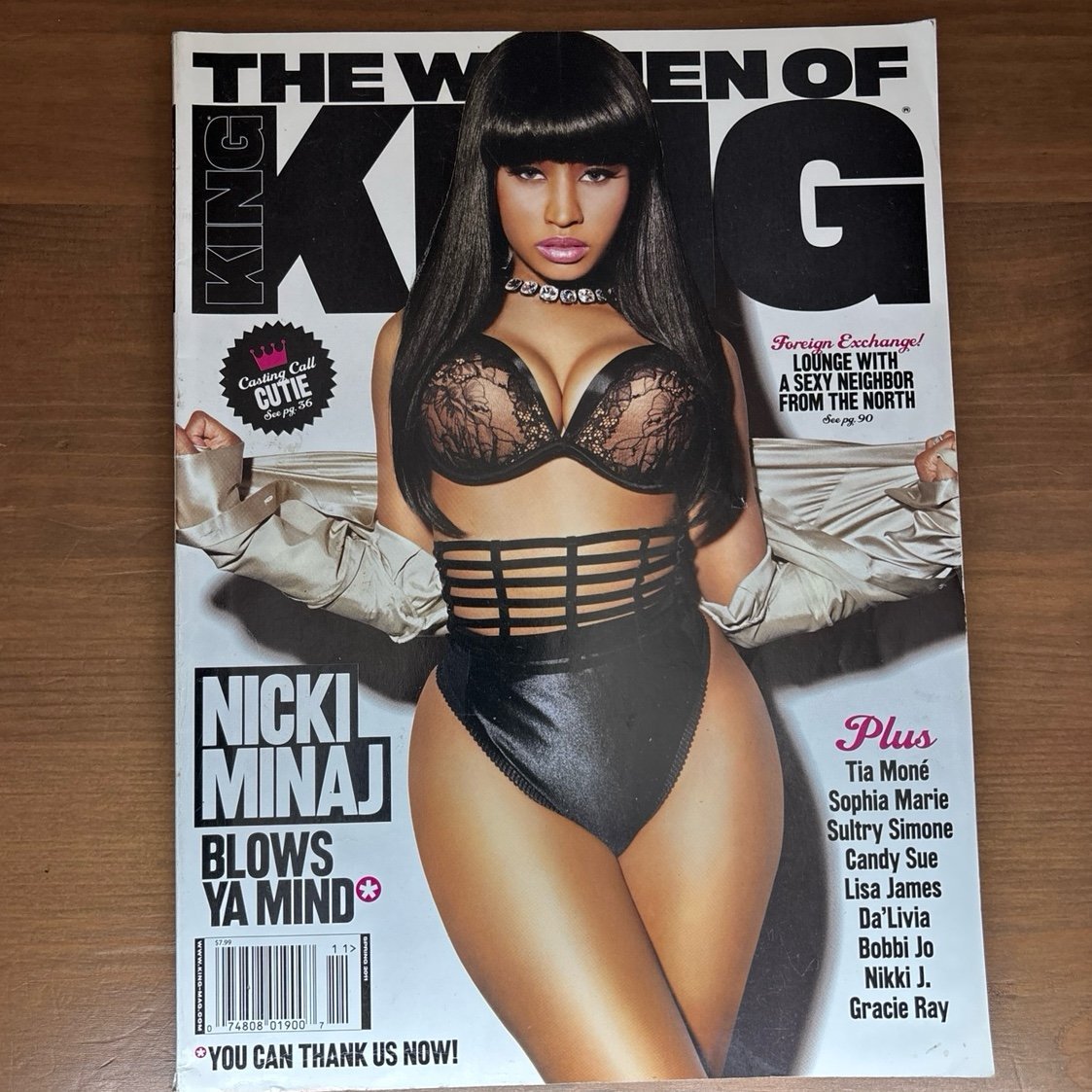 The WOMEN of KING Magazine Nicki Minaj Tia Mone Sophia Marie Sultry Spring 2011