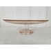 ANTHROPOLOGIE 13 ROSE CLEAR GLASS WITH GOLD DROPLETS CAKE STAND