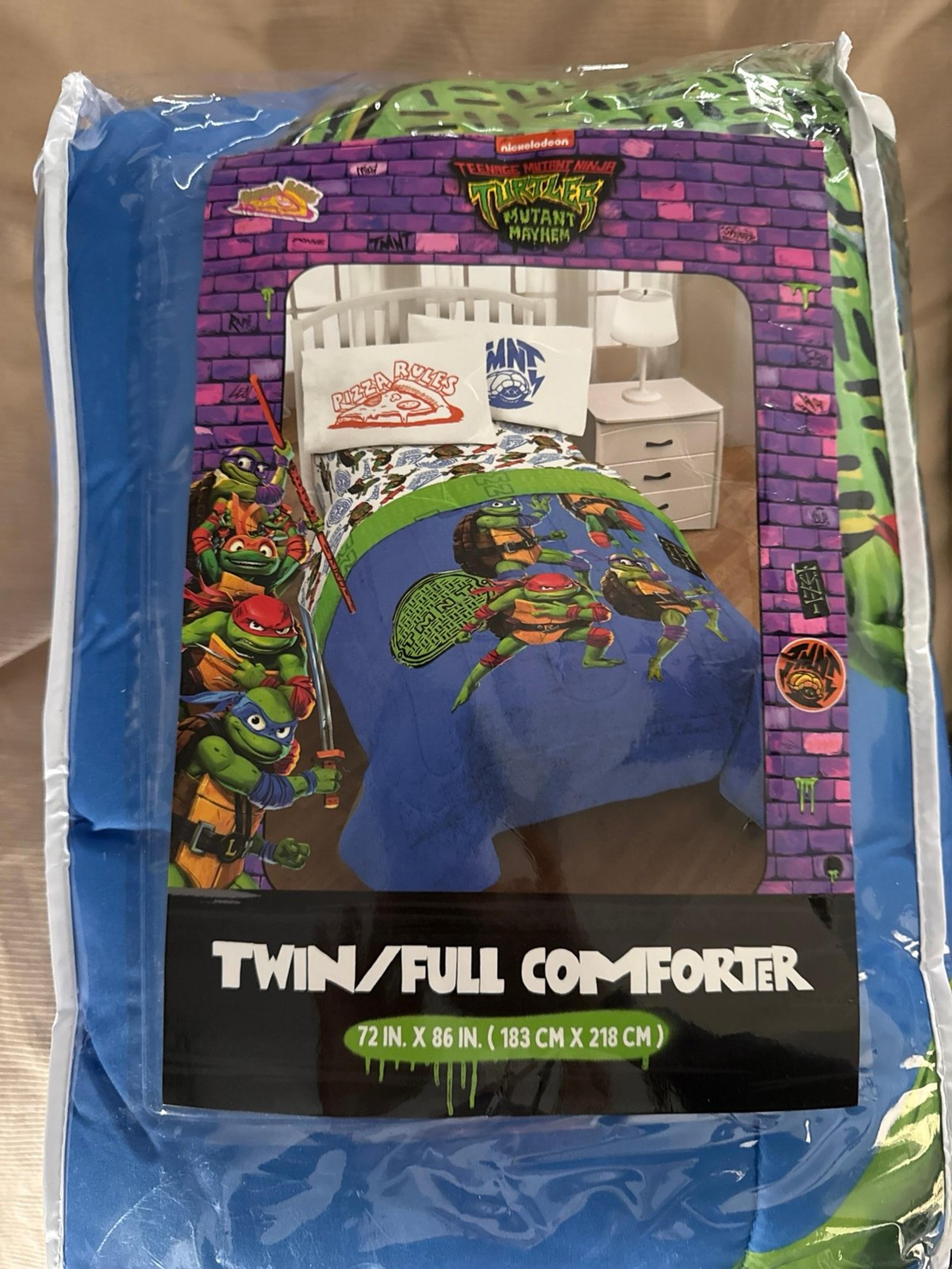 Teenage Mutant Ninja Turtles Comforter New Twin/Full