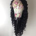 26 dark brown kinky curly Lace Front