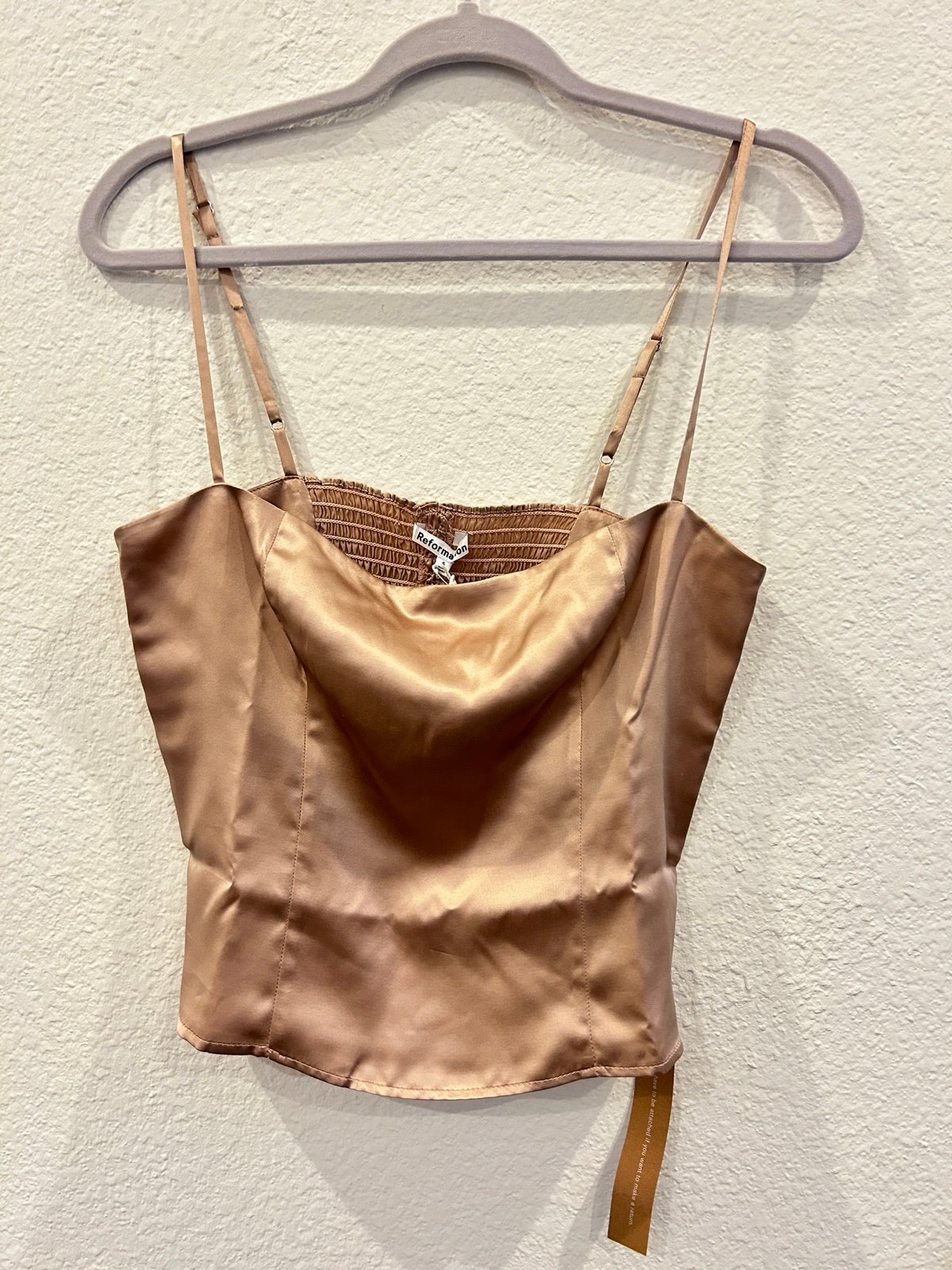 Reformation Overland Top in Serenade size 6