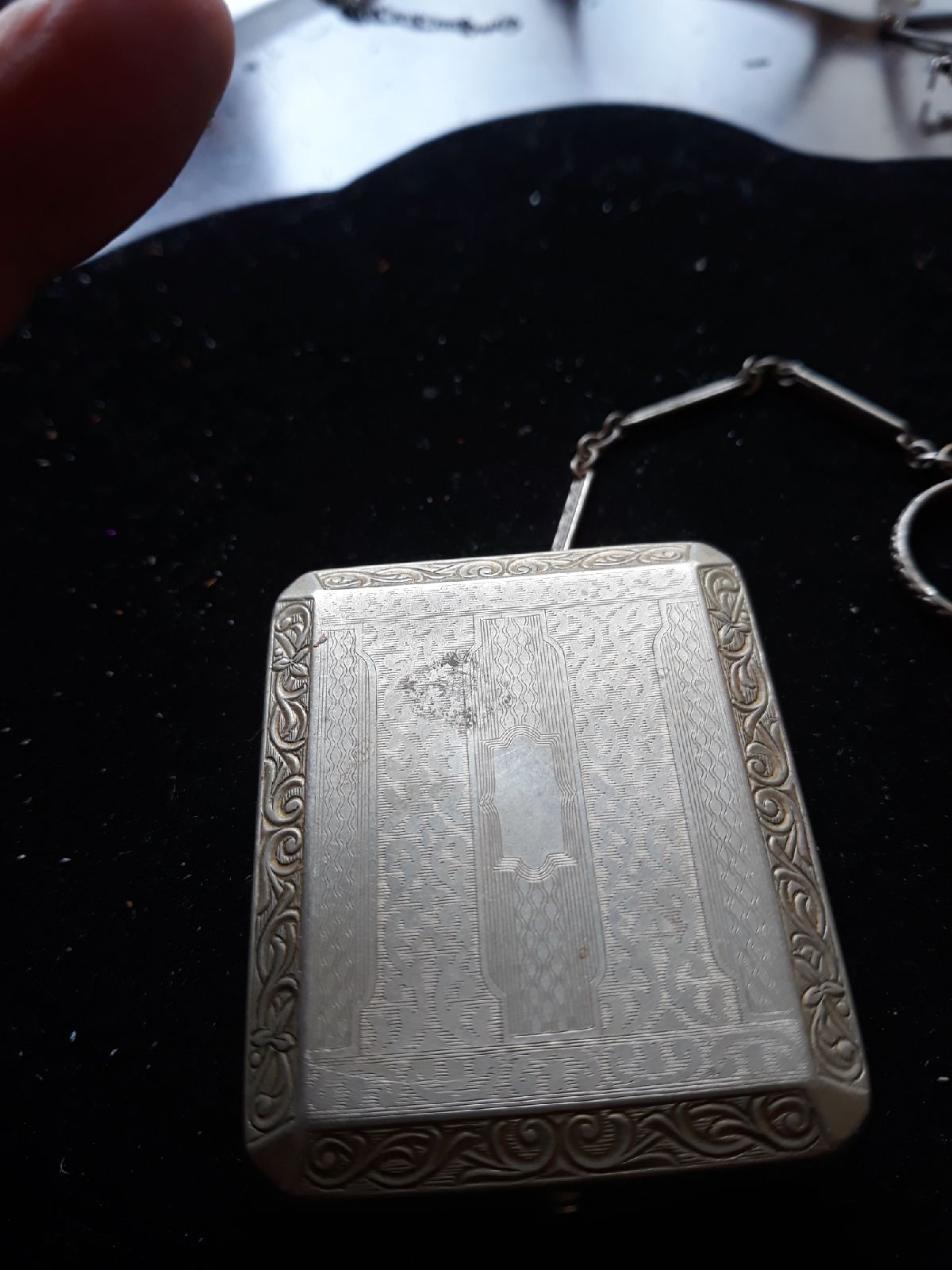 Ladies vintage dance compact