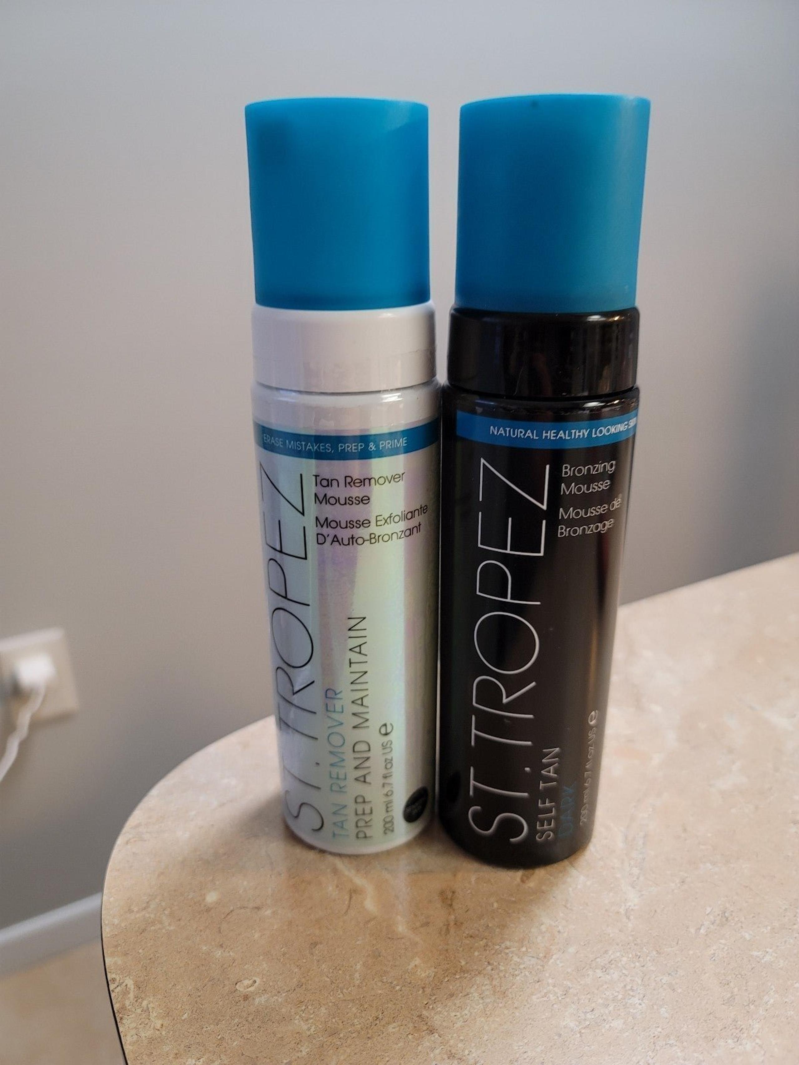 St Tropez bronzing mousse and tan remover - St. Tropez