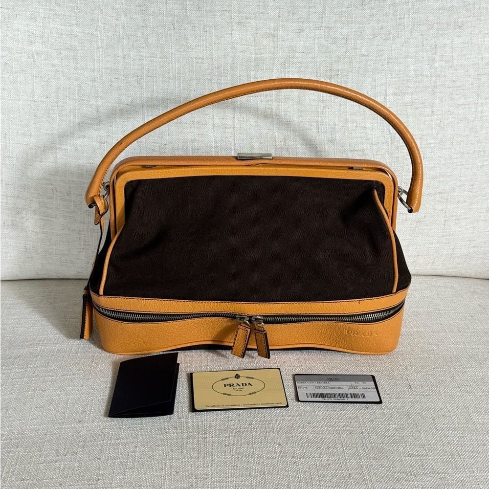 Prada Vintage Canapa Cerniera