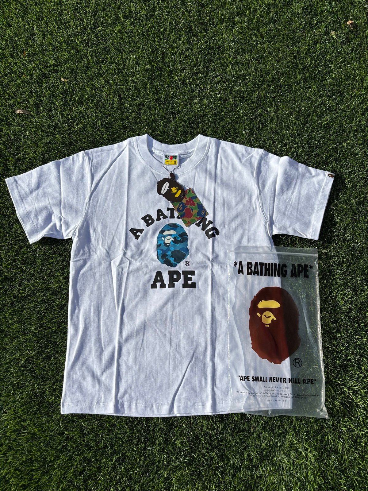 *NEW* WHITE EXCLUSIVE BAPE SHIRT