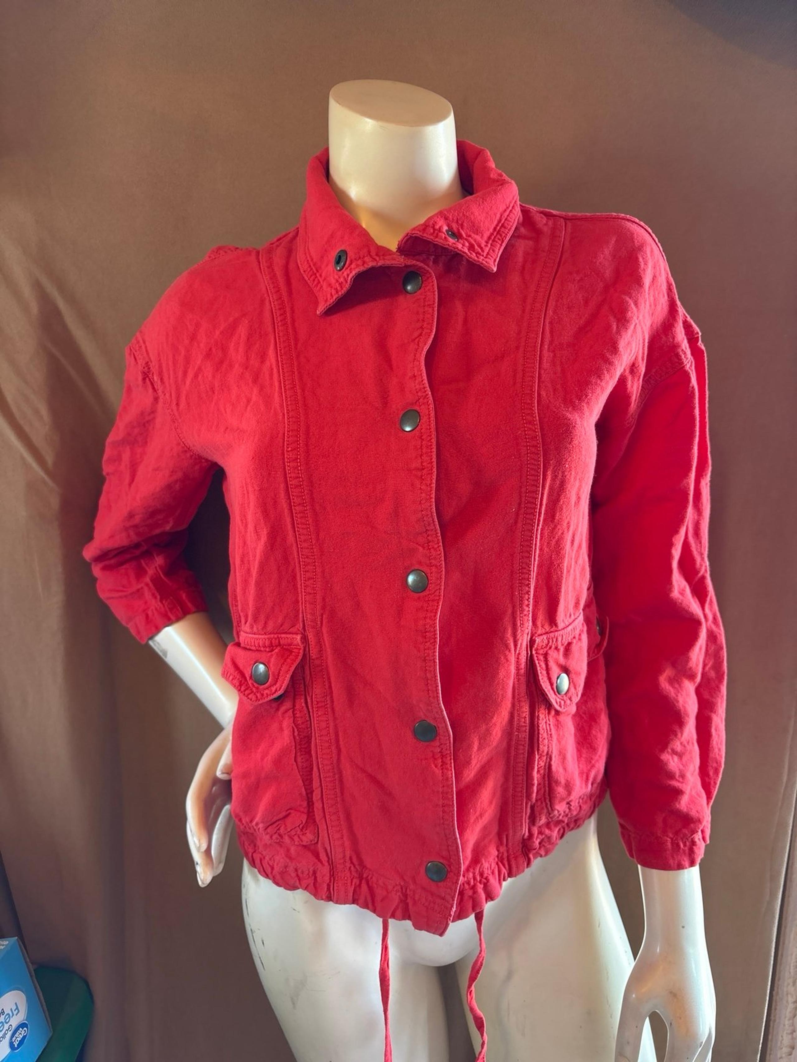 Womens Ladies Teens Y2K Lucky Brand Button Front Jacket Top Size Small