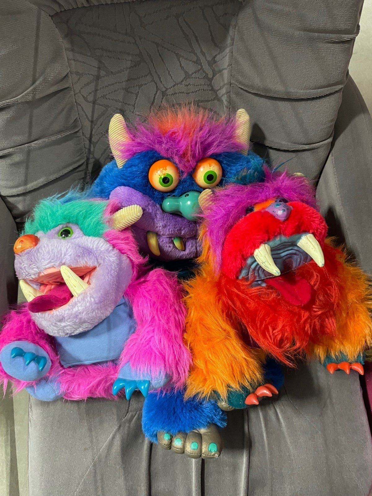 Vintage my pet monster toys 3pc