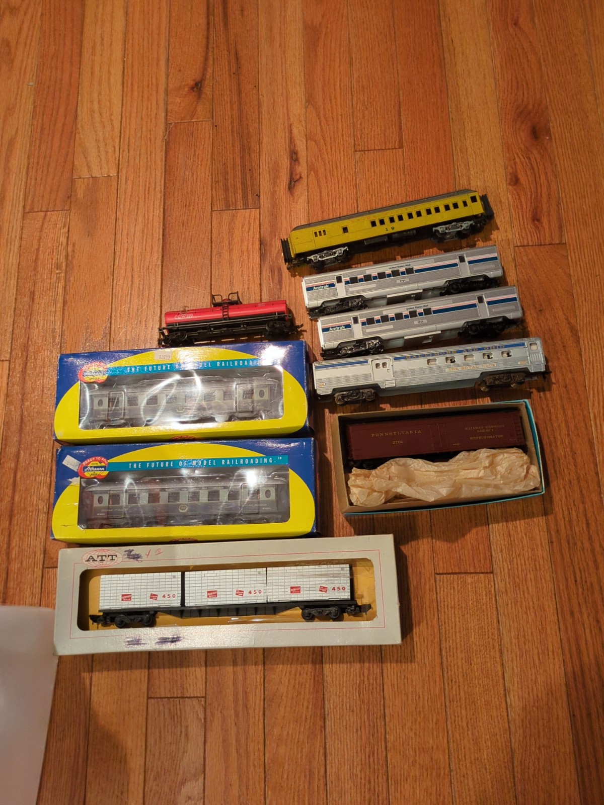 Lot Of Ho Scale Passenger Cars Athearn, ATT,Hobby Line,