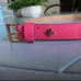 Kate spade pink bow leather belt