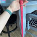 Kate spade pink bow leather belt