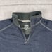 KUHL Kashmira Unisex 1/4 Zip Pullover Fleece Sweater Blue Youth Size 10/12