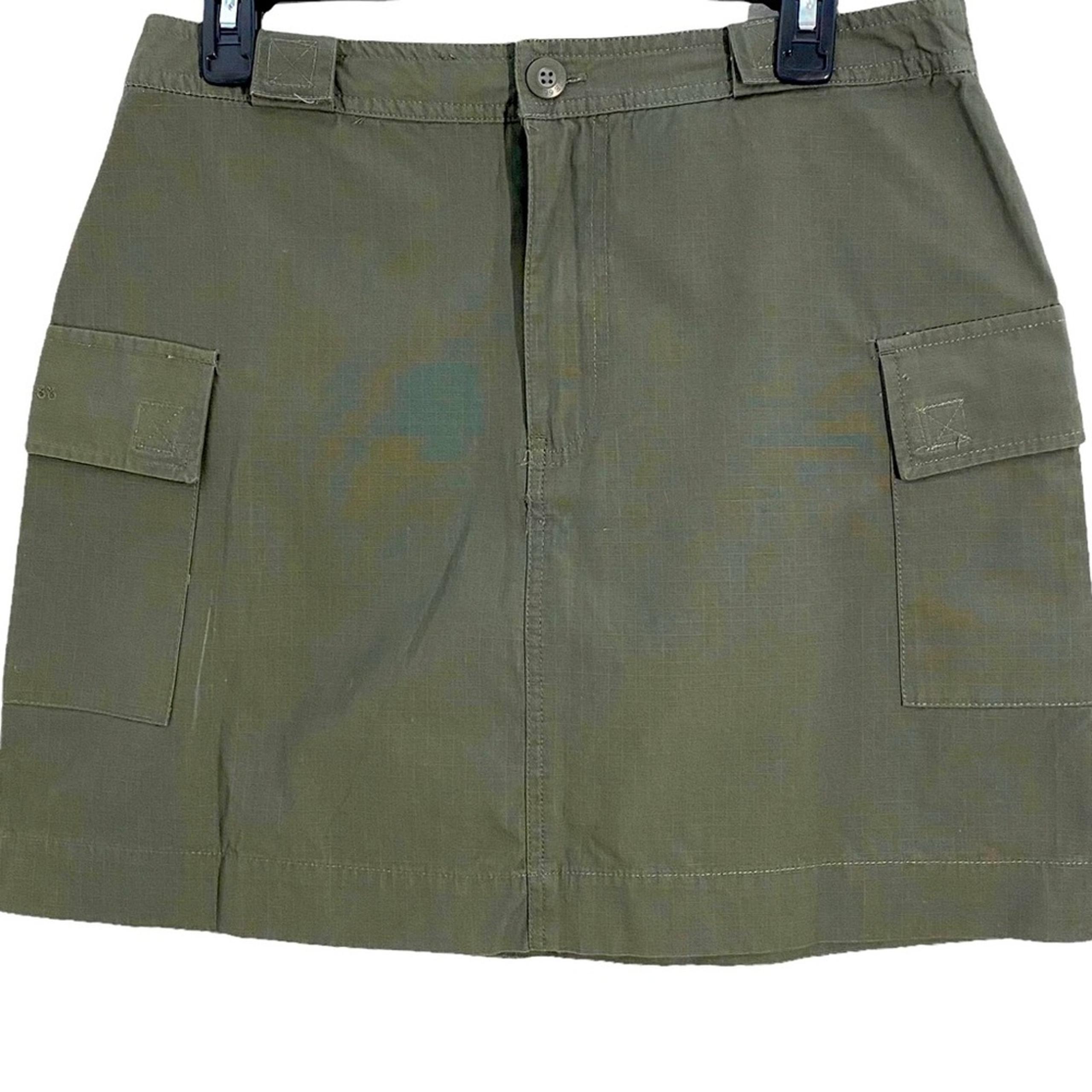 Route 66 Green Cargo Mini Skirt, Size 12