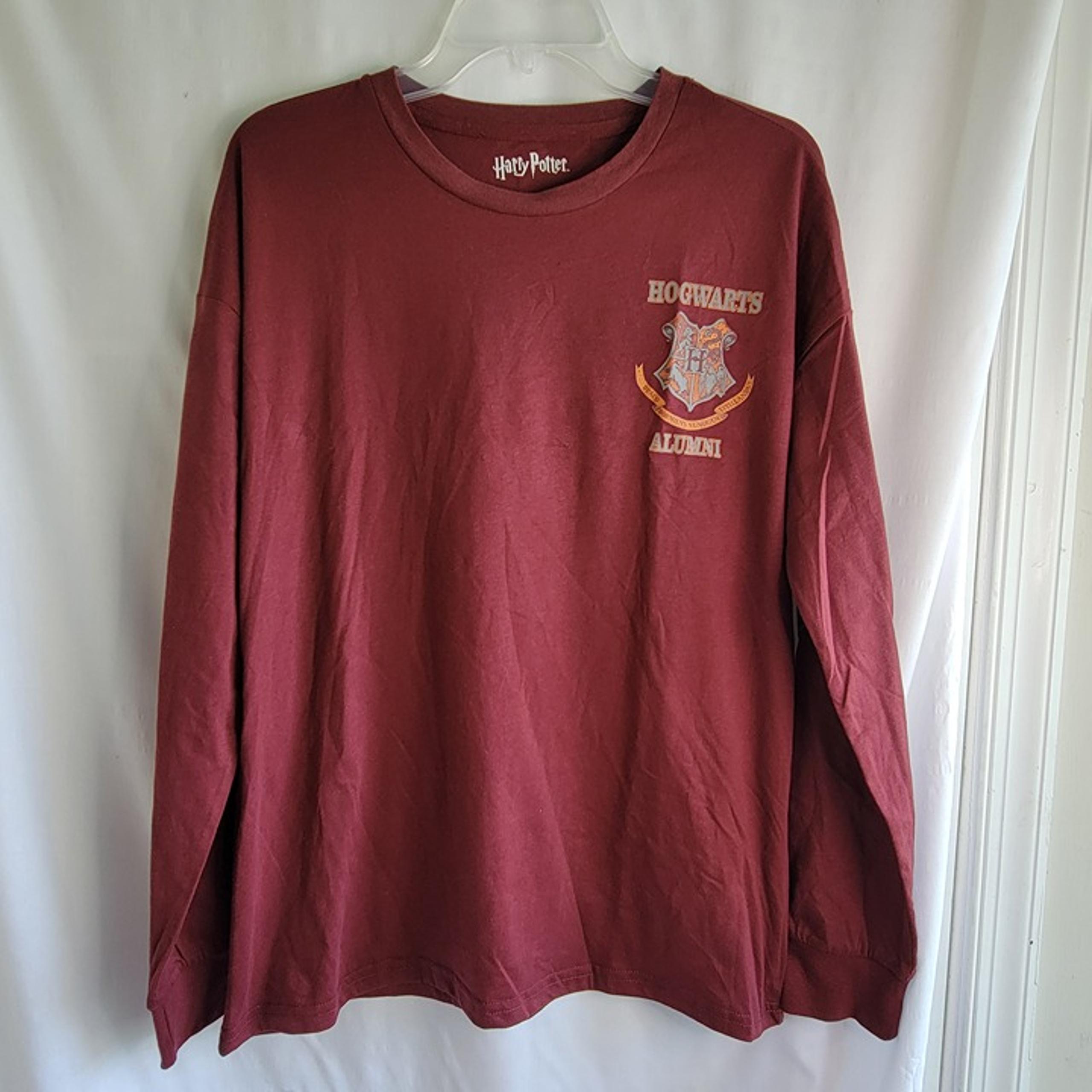 Men's Harry Potter Hogwarts Alumni Long Sleeve T-Shirt 2X NEW WITH TAGS