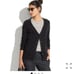 MADEWELL Diamonstitch Cardigan Cable Knit Black Wool Blend XS