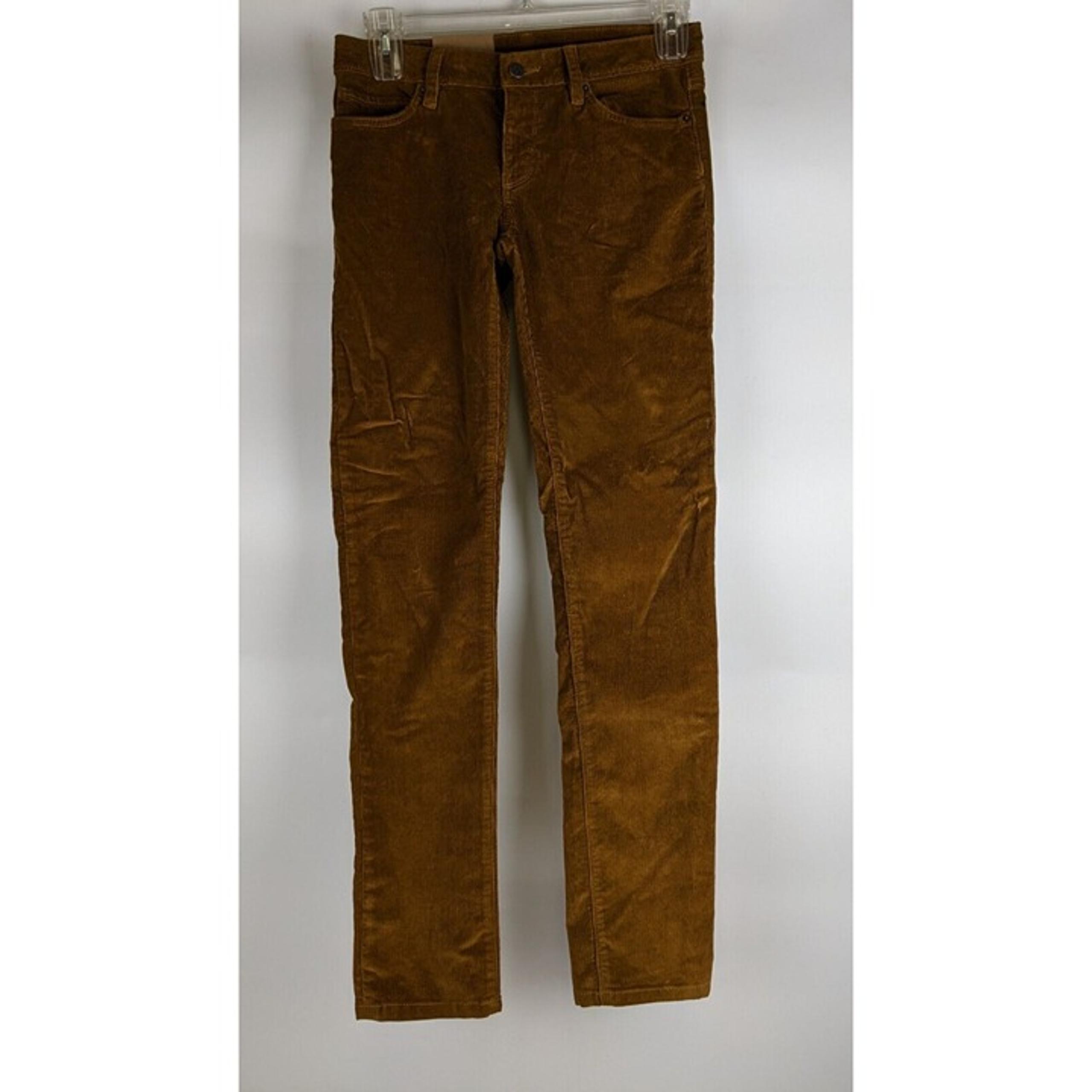 Patagonia Corduroy Pants Womens Sz 26 Bence Brown Organic Cotton Stretch NWT