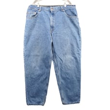 Levi's Men's 560 Loose Fit Tapered Leg Jeans Blue 42x30 Stone Wash 100% Cotton